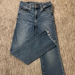 American Eagle super stretch jeans .